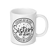 Cousins by Blood, Sisters by Heart Mug, Friends by Choice Mug, Sister Gift, Cousin Gift, Best Friend Mug, Personalized Gift - Tawshia